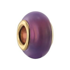 Cherished memories springtime charm-violet bead